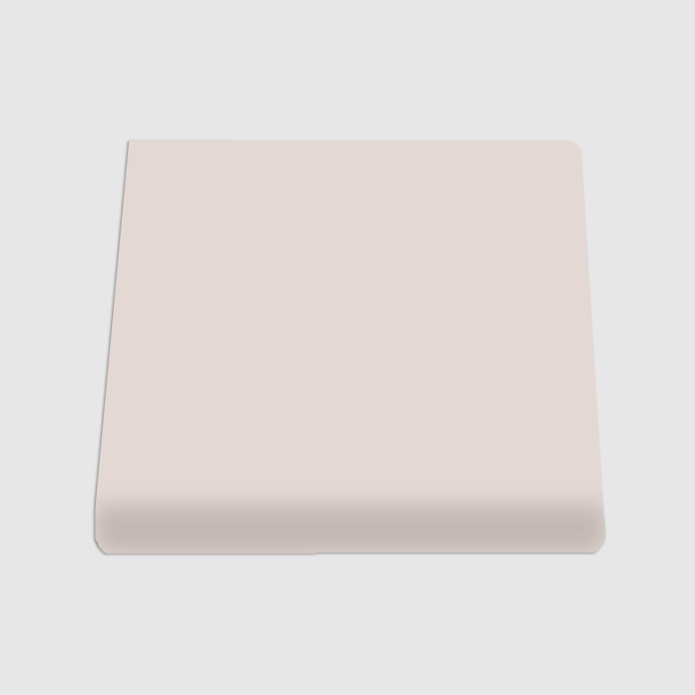 Single Bullnose Lavander Matte Tile 6"x6"