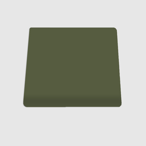 Single Bullnose Moss Gloss Tile 4"x4"
