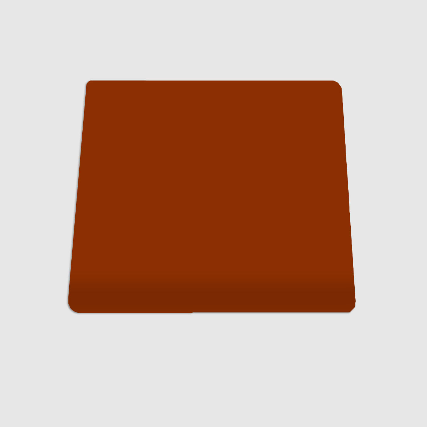 Single Bullnose Root Beer Gloss Tile 4"x4"