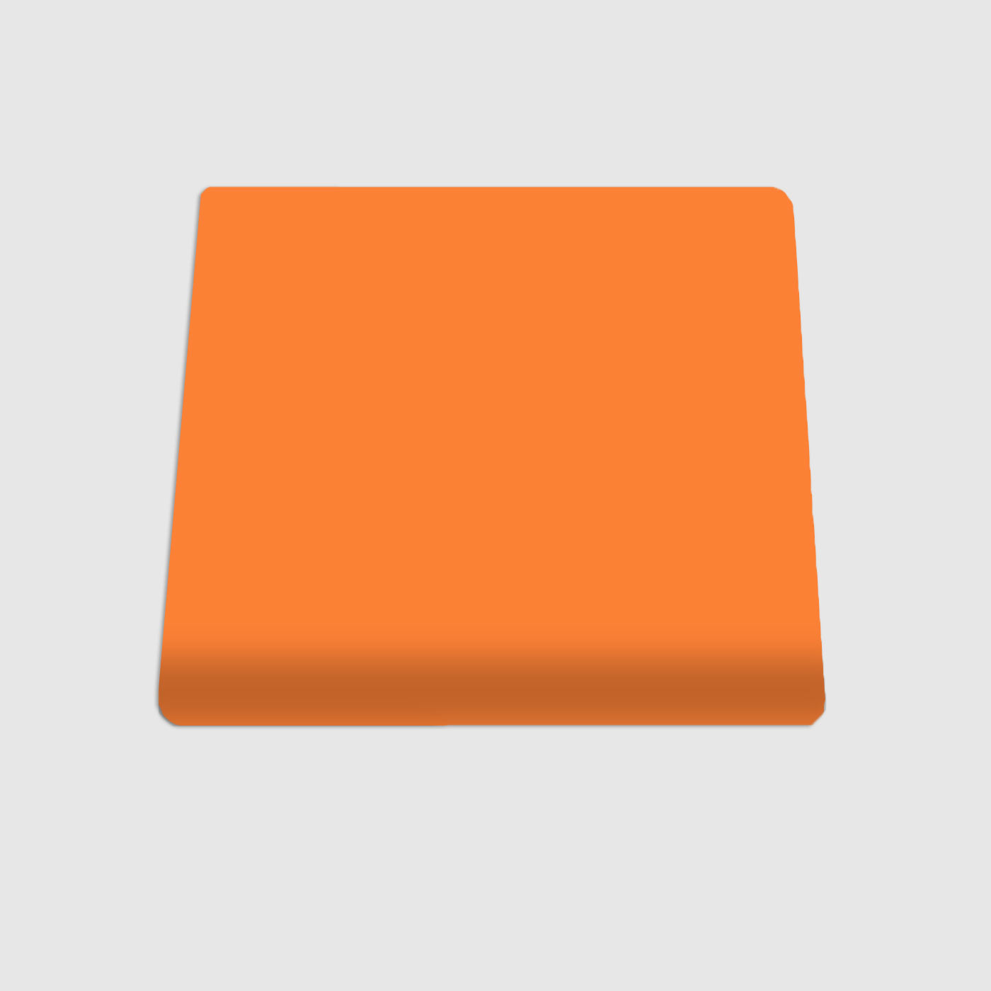 Single Bullnose Sherbet Gloss Tile 4"x4"