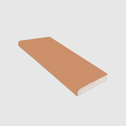 Single Bullnose Tequila Matte Tile 2"x8"