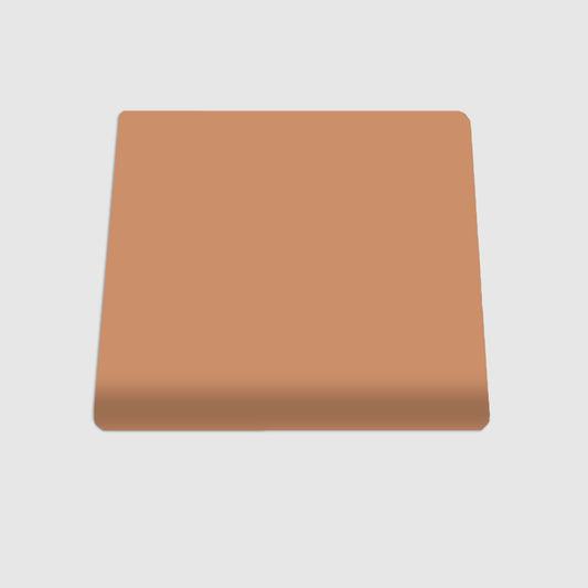 Single Bullnose Tequila Matte Tile 4"x4"