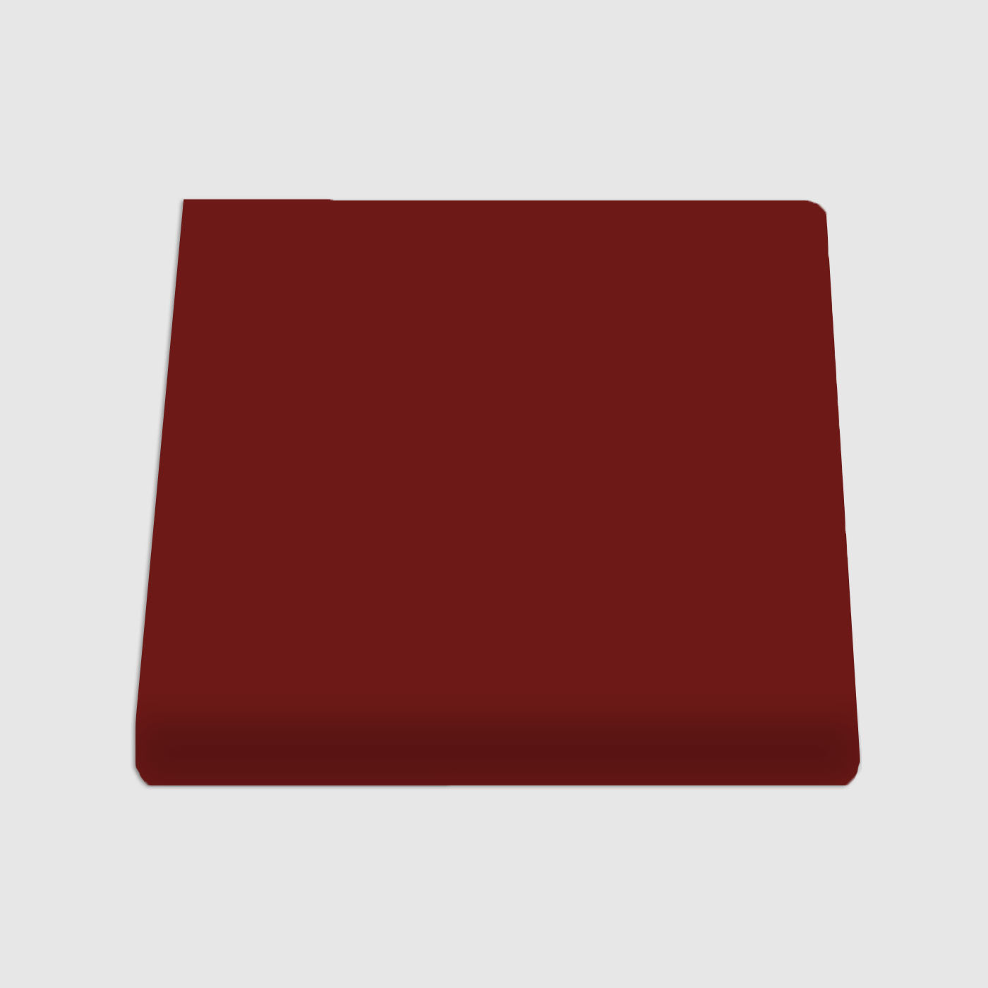 Single Bullnose Oxblood 6"x6"