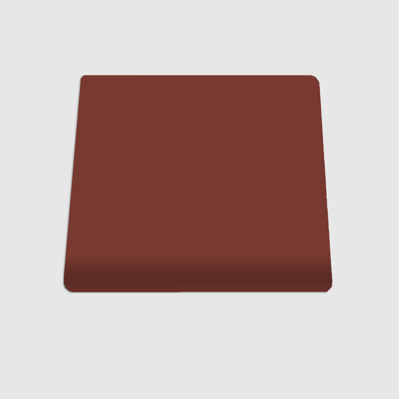 Single Bullnose Wild Berry Matte Tile 4"x4"