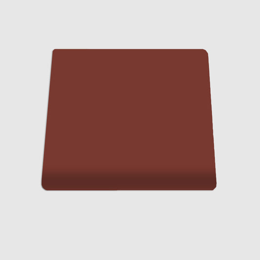 Single Bullnose Wild Berry Matte Tile 4"x4"