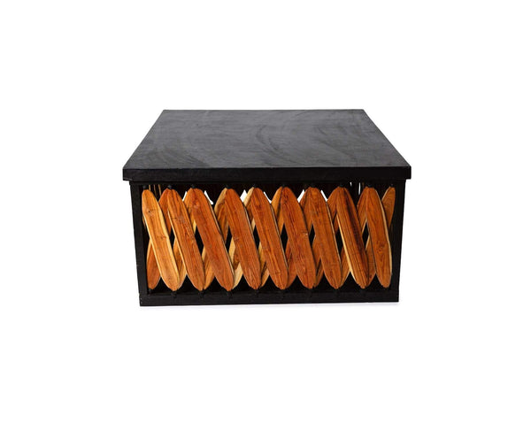 Square Box Coffee Table Black Equipale l Clay Imports4
