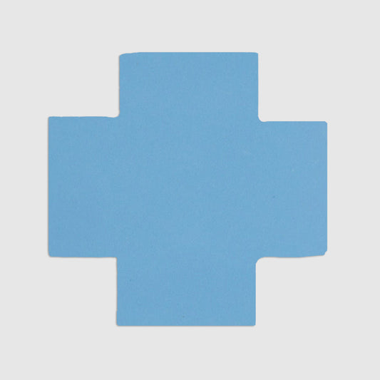 Swiss Cross Baby Blue 6"