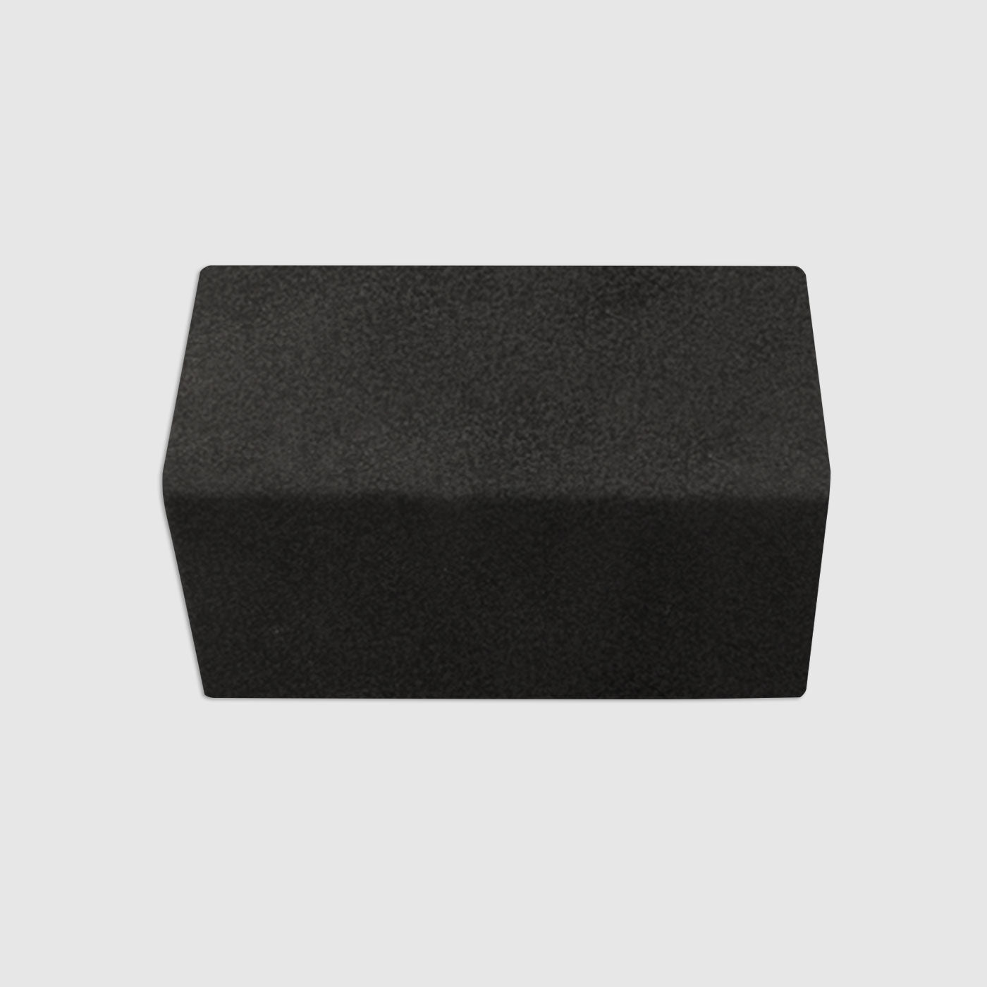 V Cap Black Suede Matte Tile 4"