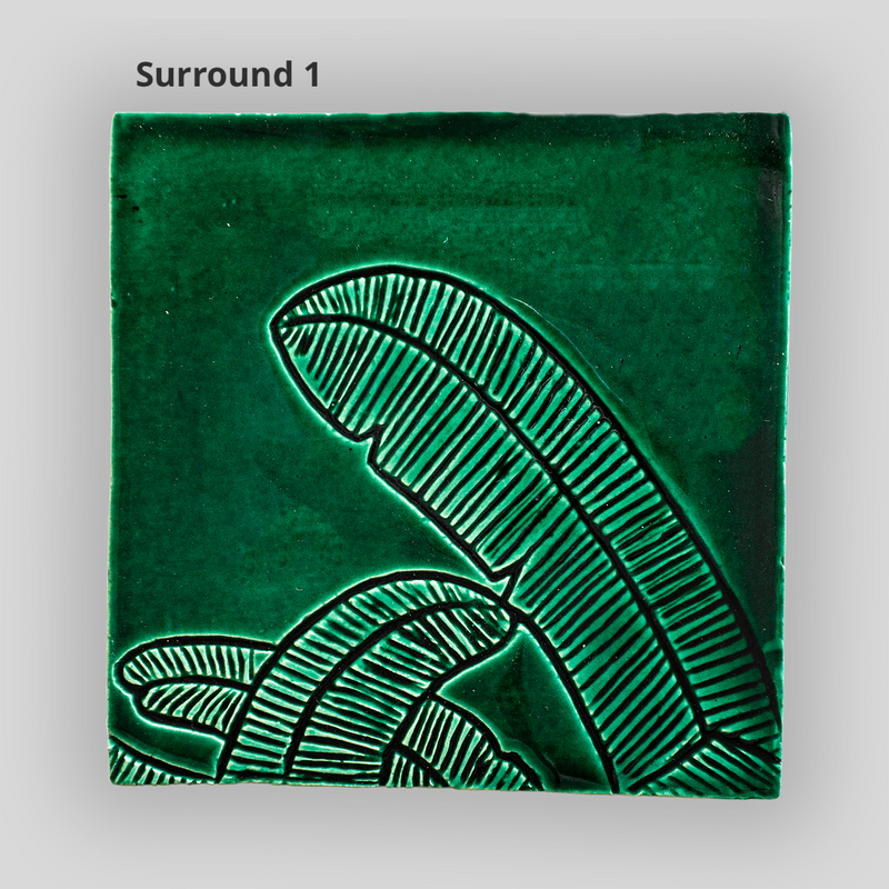 Platanos Forest Surround and Corner Tile 6"x6"